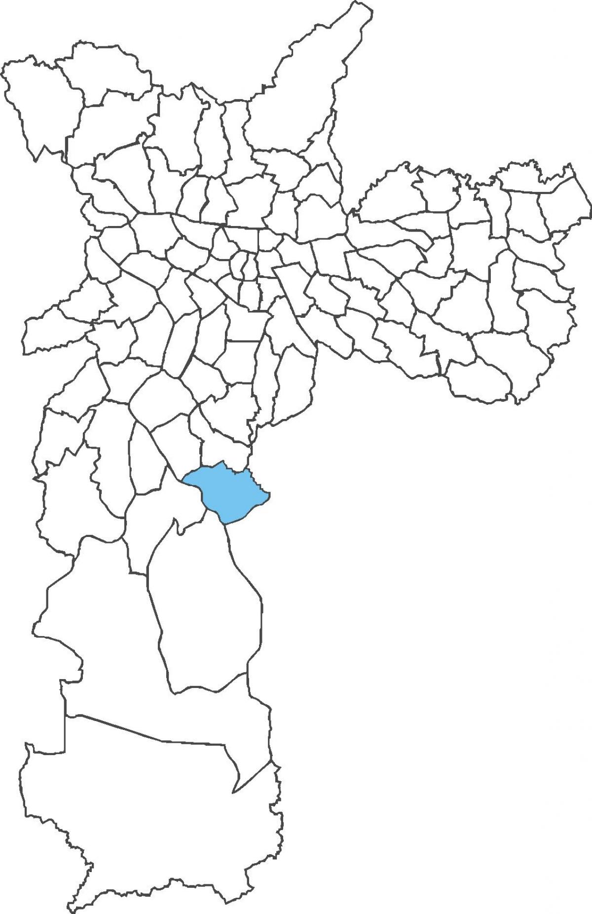 Karta över distriktet Pedreira