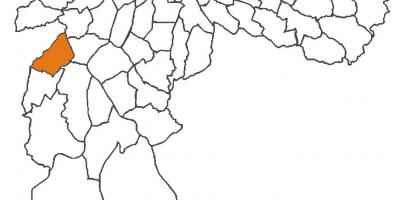Karta över Campo Limpo distriktet