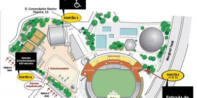 Karta över Canindé stadium