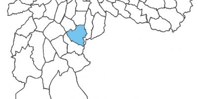 Karta över distriktet Jabaquara