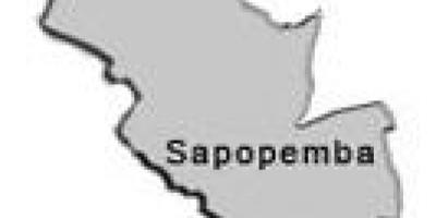 Karta över Sapopembra sub-prefekturen