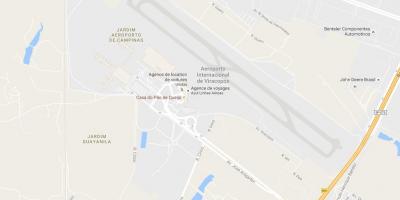 Karta över VCP - Campinas flygplats
