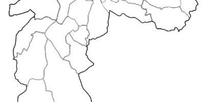 Karta för zon Noroeste São Paulo