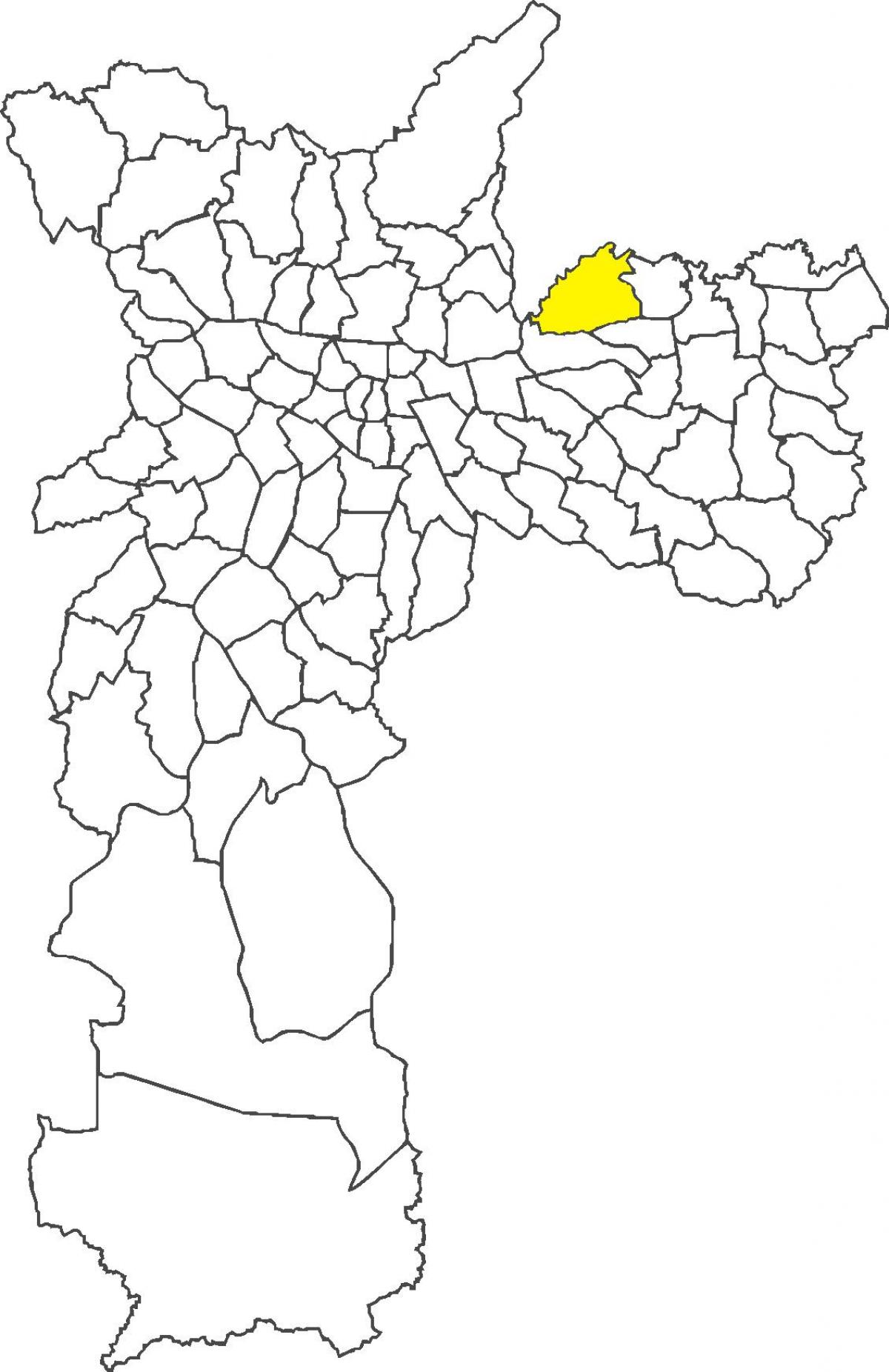 Karta över distriktet Cangaíba