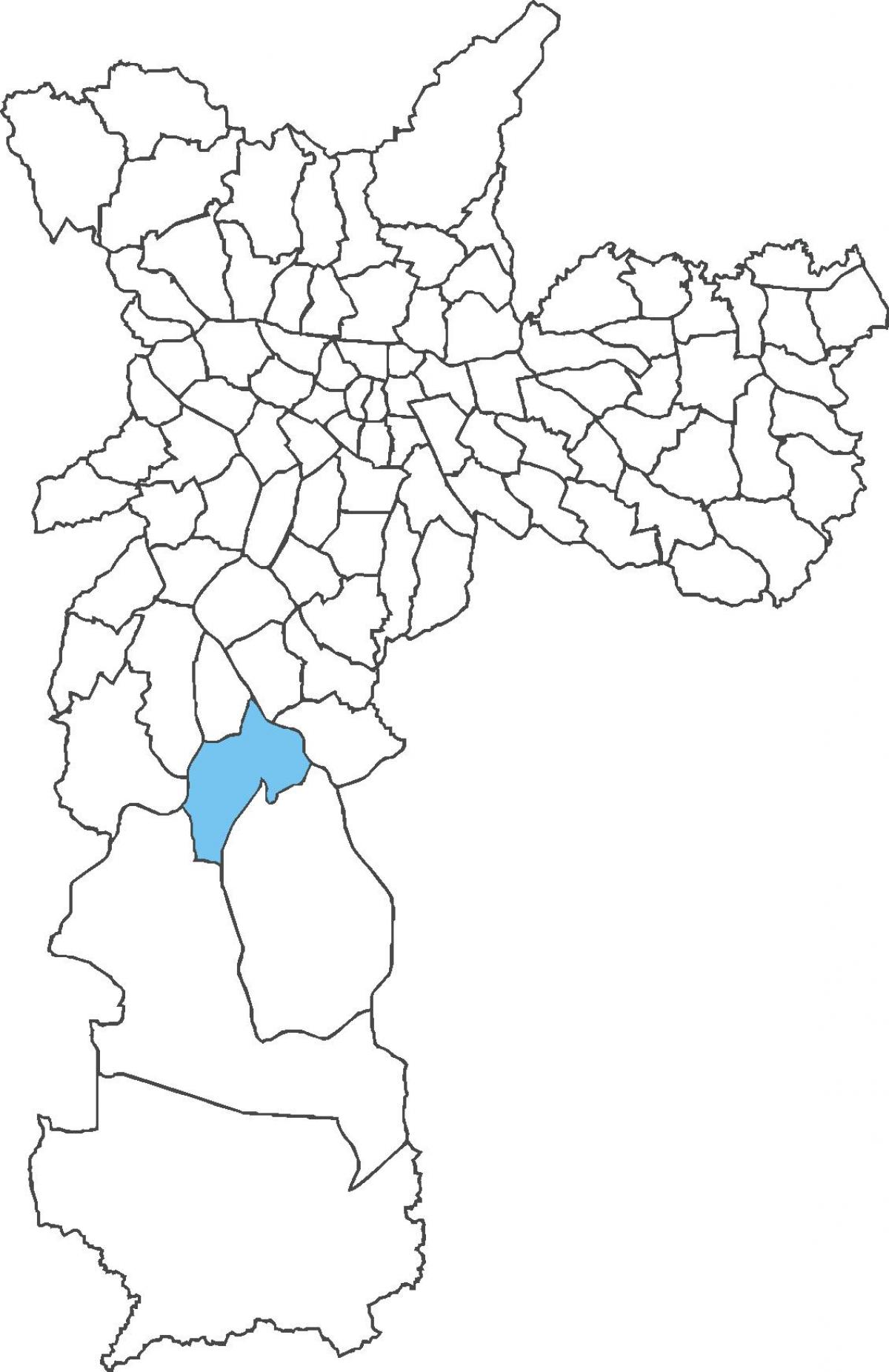 Karta över Cidade Dutra distriktet