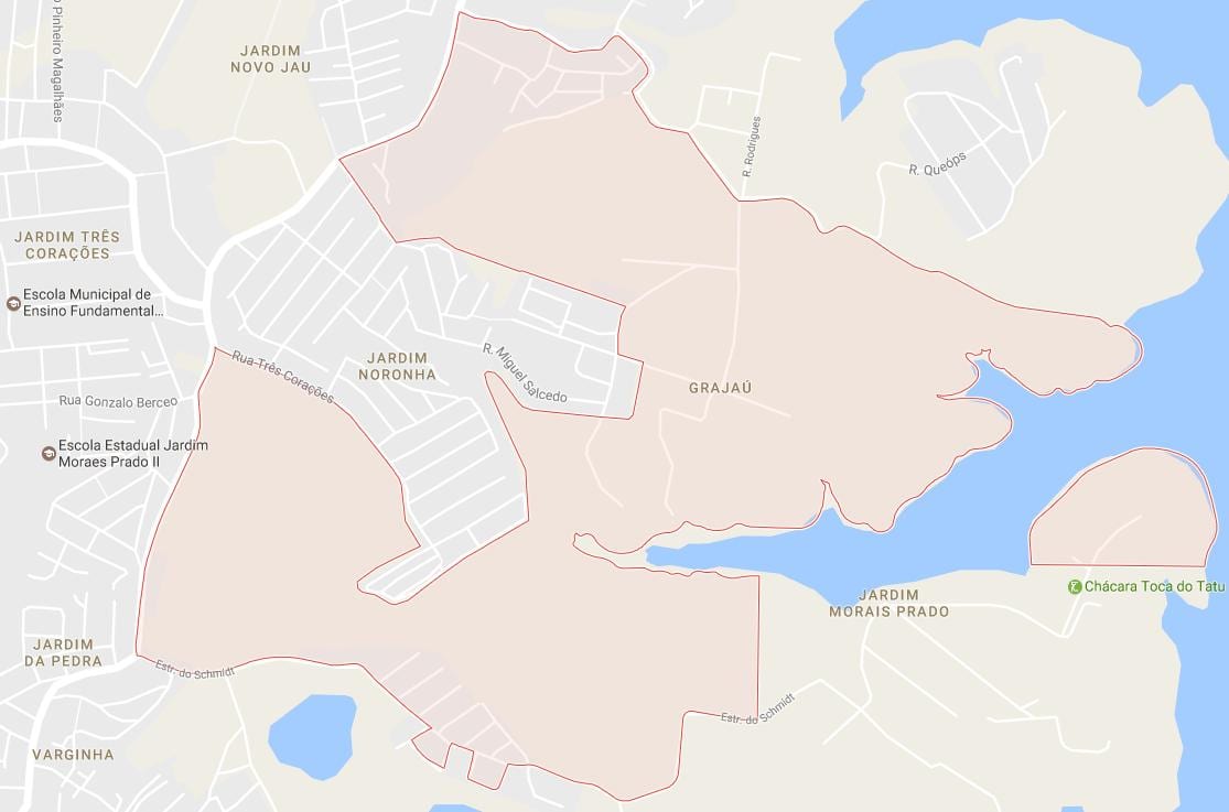 Karta över Grajaú São Paulo