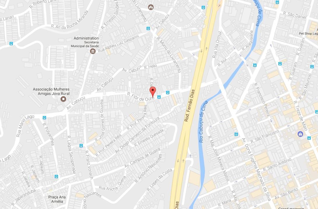 Karta över Jaçanã São Paulo