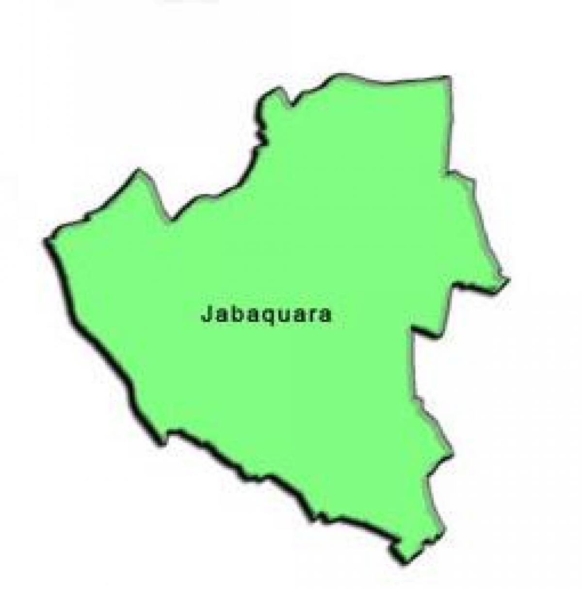 Karta över Jabaquara sub-prefekturen