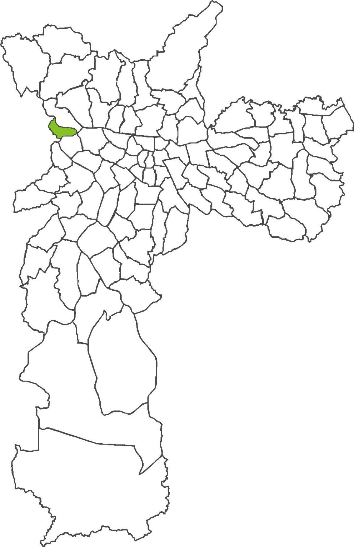 Karta över distriktet Jaguara