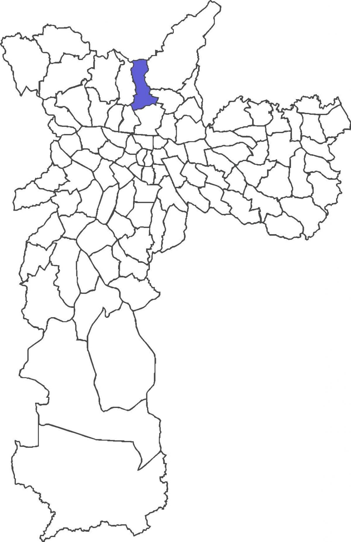 Karta över distriktet Mandaqui