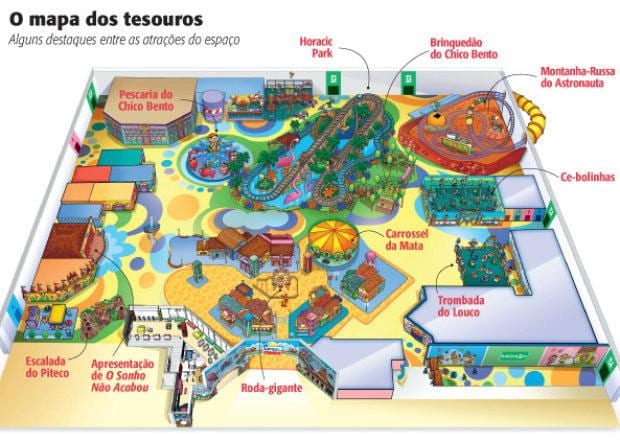 Karta över Monica São Paulo park