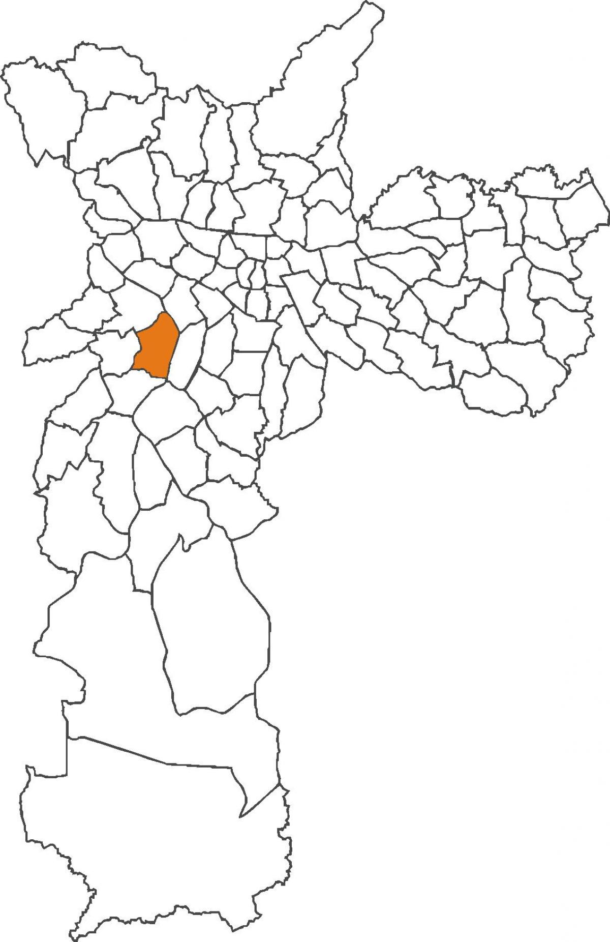 Karta över distriktet Morumbi