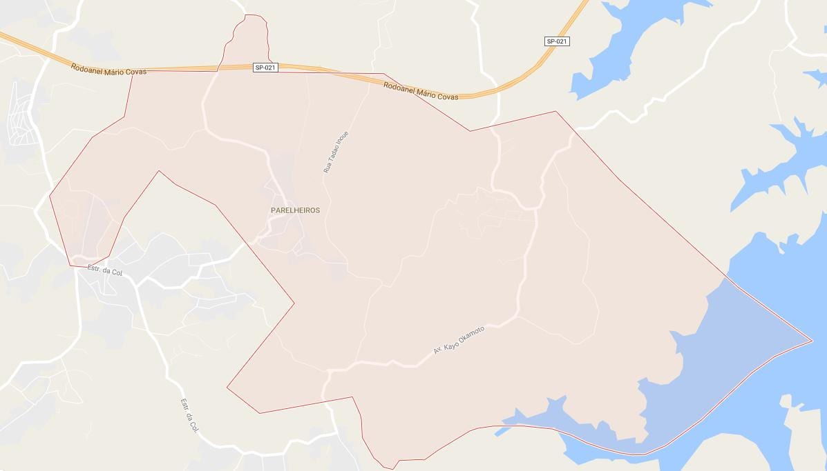 Karta över Parelheiros São Paulo