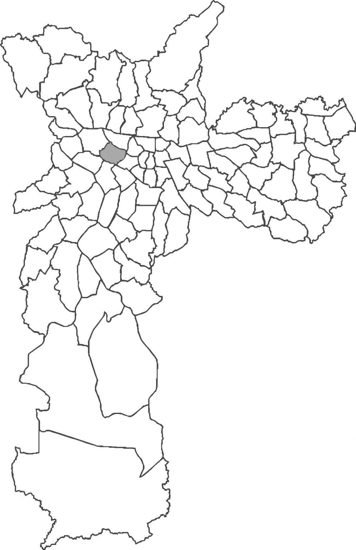 Karta över distriktet Perdizes