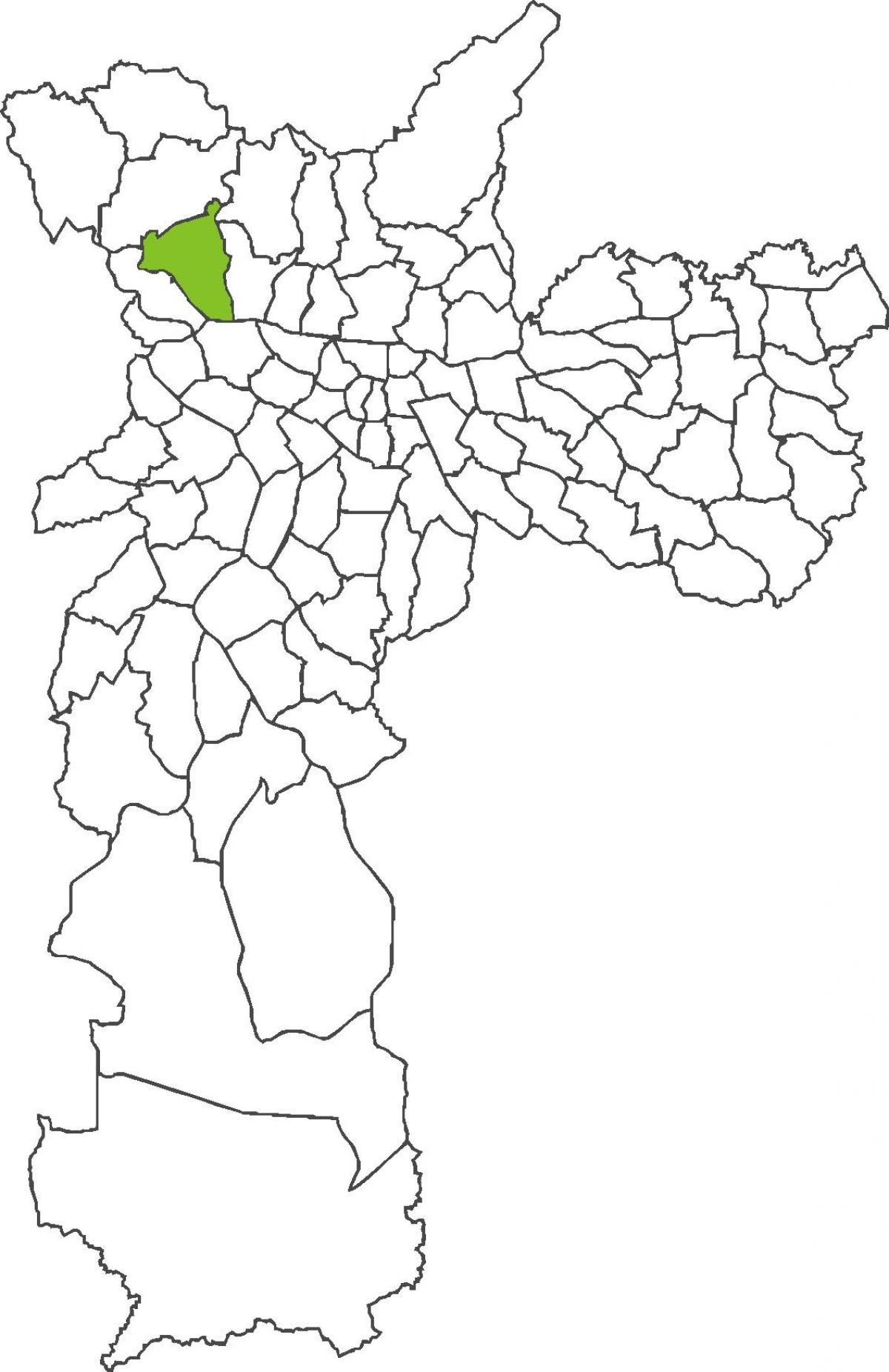 Karta över distriktet Pirituba