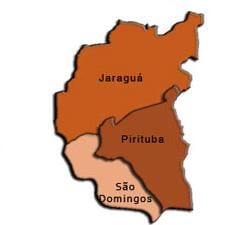 Karta över Pirituba-Jaraguá sub-prefekturen