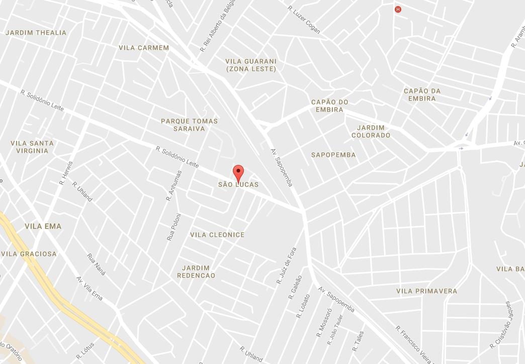 Karta över São Lucas São Paulo