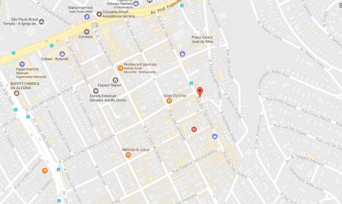 Karta över Socorro São Paulo