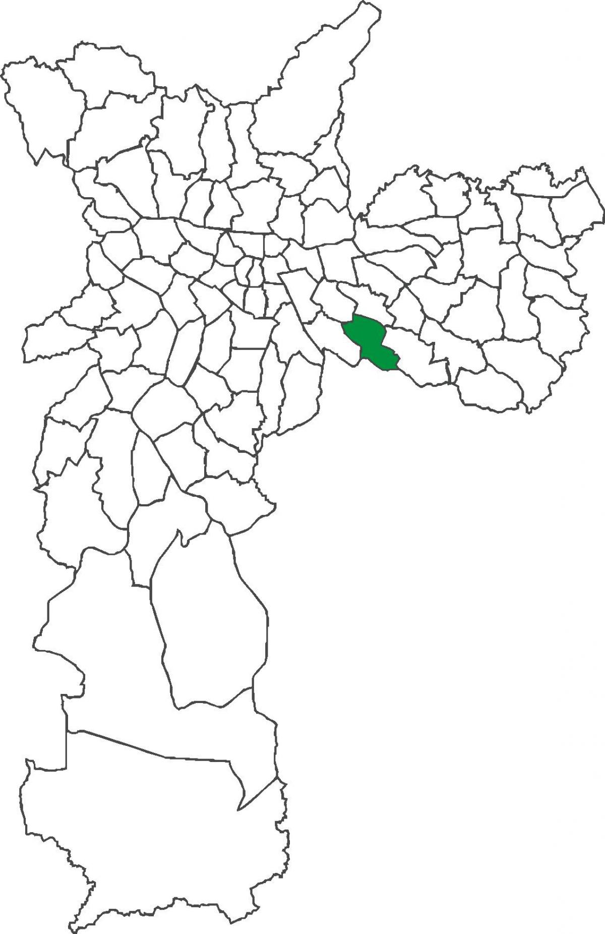 Karta över São Lucas distriktet