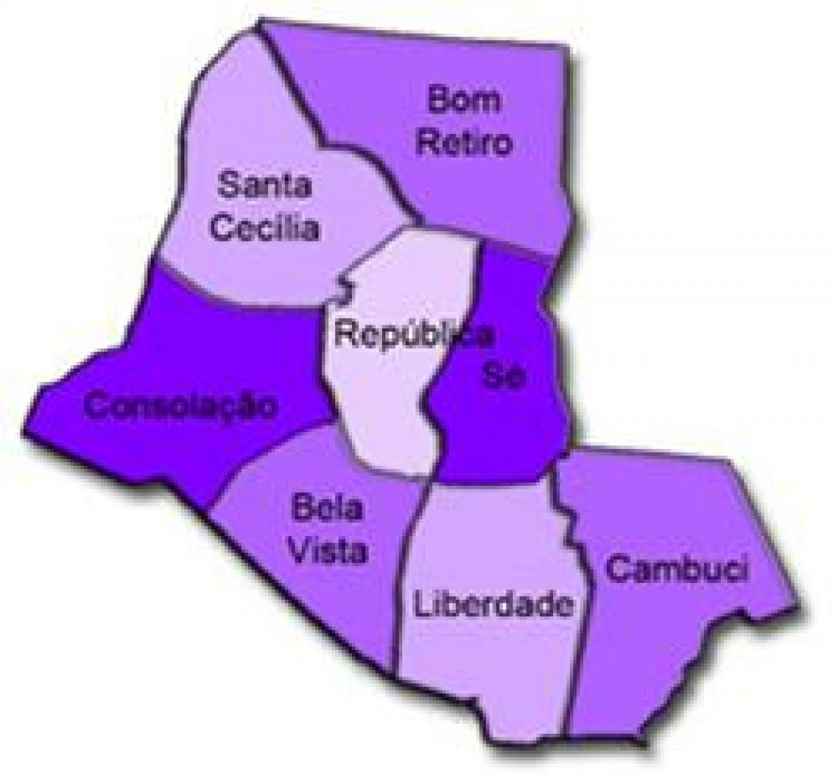 Karta i Se sub-prefekturen