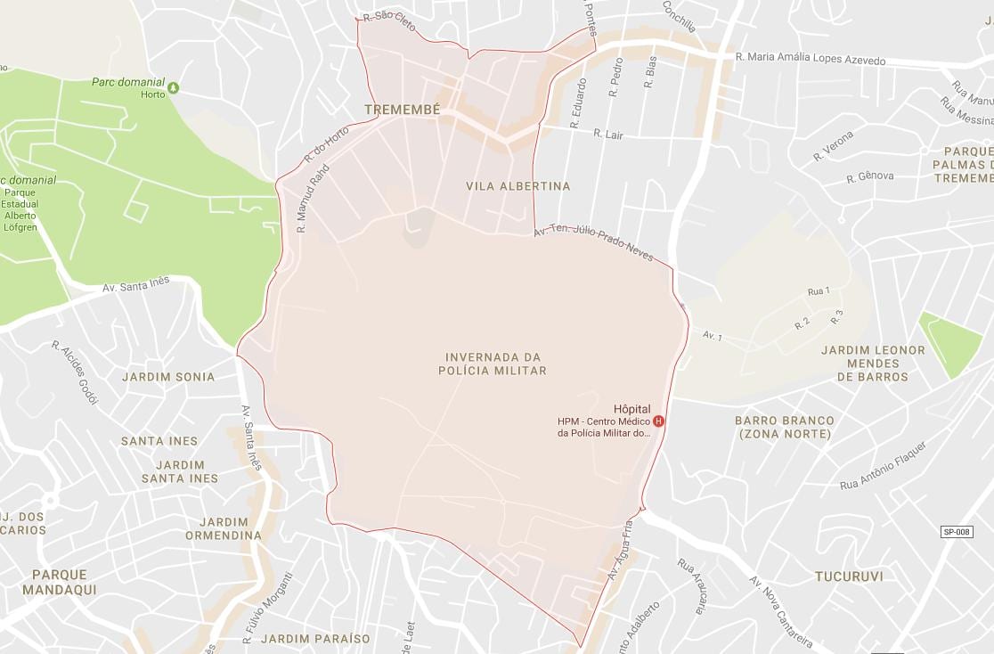 Karta över Tremembé São Paulo