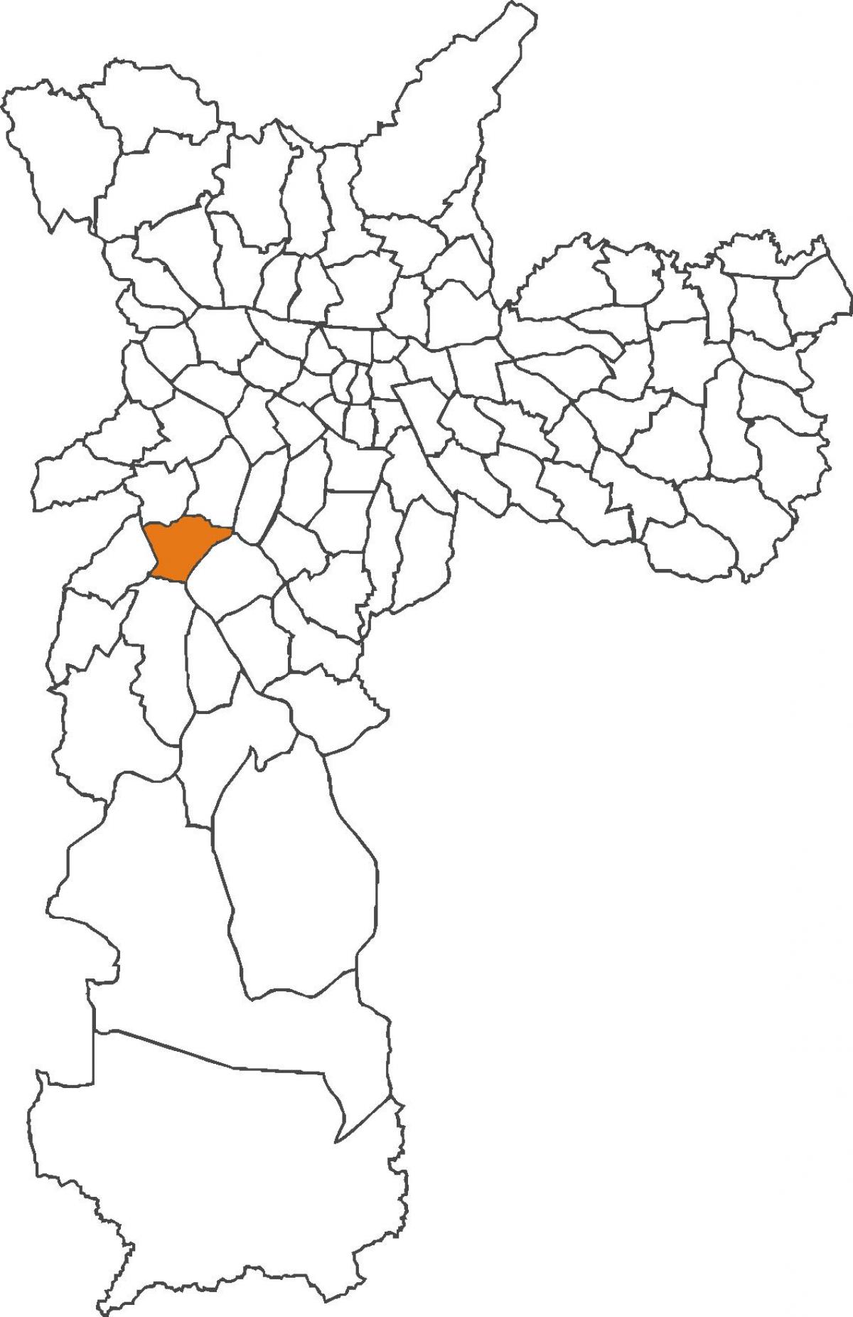 Karta Vila Andrade distriktet