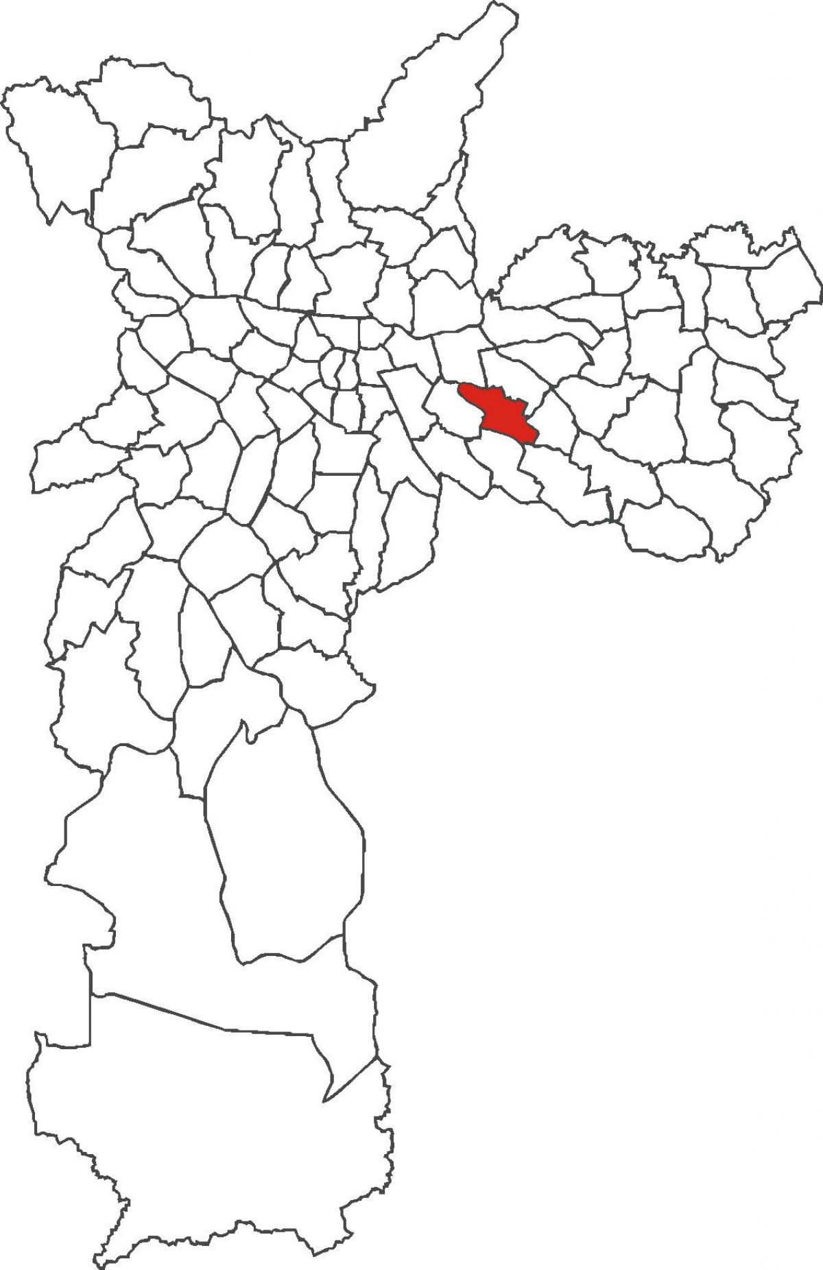 Karta Vila Formosa distriktet
