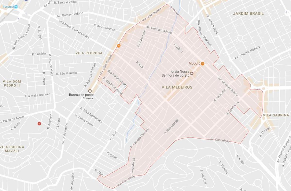 Karta Vila Medeiros São Paulo