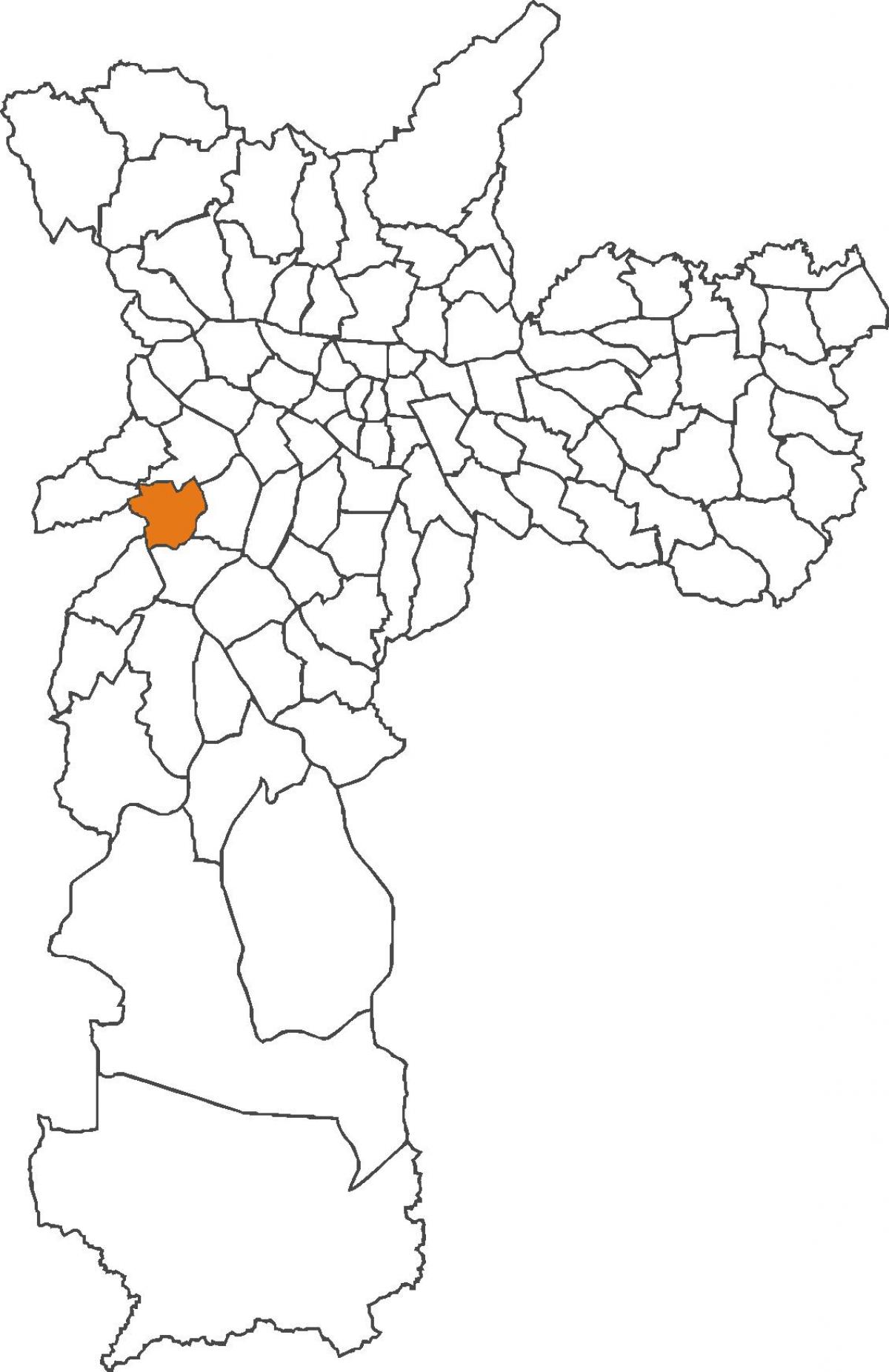 Karta Vila Sônia distriktet