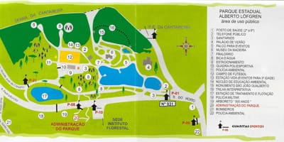 Karta över Alberto Löfgren park