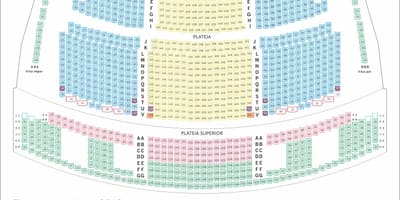 Karta över Alfa São Paulo theater