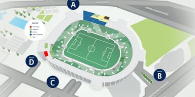 Karta över Allianz Parque - Nivå 1