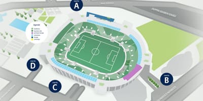 Karta över Allianz Parque - Nivå 3