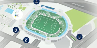 Karta över Allianz Parque - Nivå 4