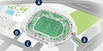 Karta över Allianz Parque - Nivå 5