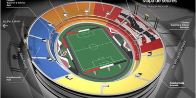 Karta över Cícero-Pompeu-de-Toledo São Paulo stadion