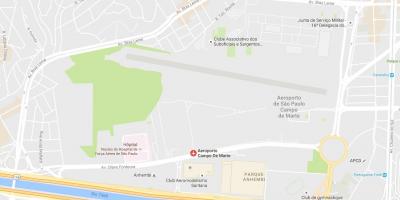 Karta över Campo de Marte airport