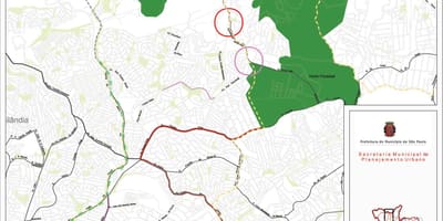 Karta över Casa Verde São Paulo - Vägar