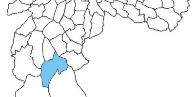 Karta över Cidade Dutra distriktet