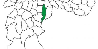 Karta över distriktet Cursino