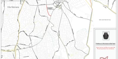 Karta över Ipiranga São Paulo - Vägar