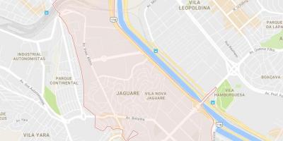 Karta över Jaguaré São Paulo