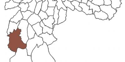 Karta över Jardim Ângela distriktet