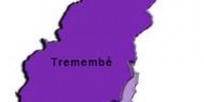 Karta över Jaçanã-Tremembé sub-prefekturen