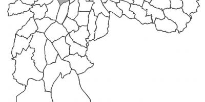 Karta av Pinheiros distriktet