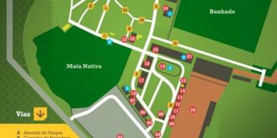 Karta över Rodeio São Paulo park