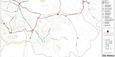 Karta över São Mateus São Paulo - kollektivtrafiken