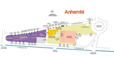 Karta över São Paulo Anhembi