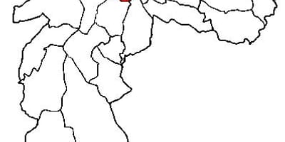 Karta i Se sub-prefekturen São Paulo