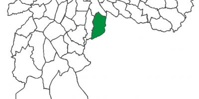Karta över distriktet Sacomã
